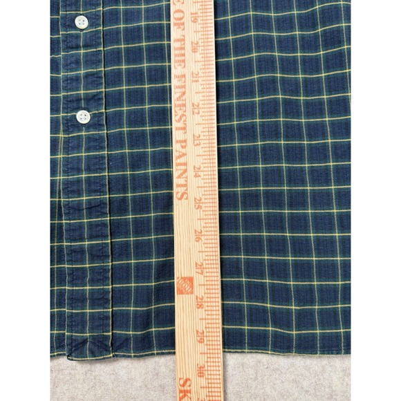 Polo Ralph Lauren Custom Fit Button Down Shirt Mens XL Blue Yellow Long Sleeve - Picture 9 of 9